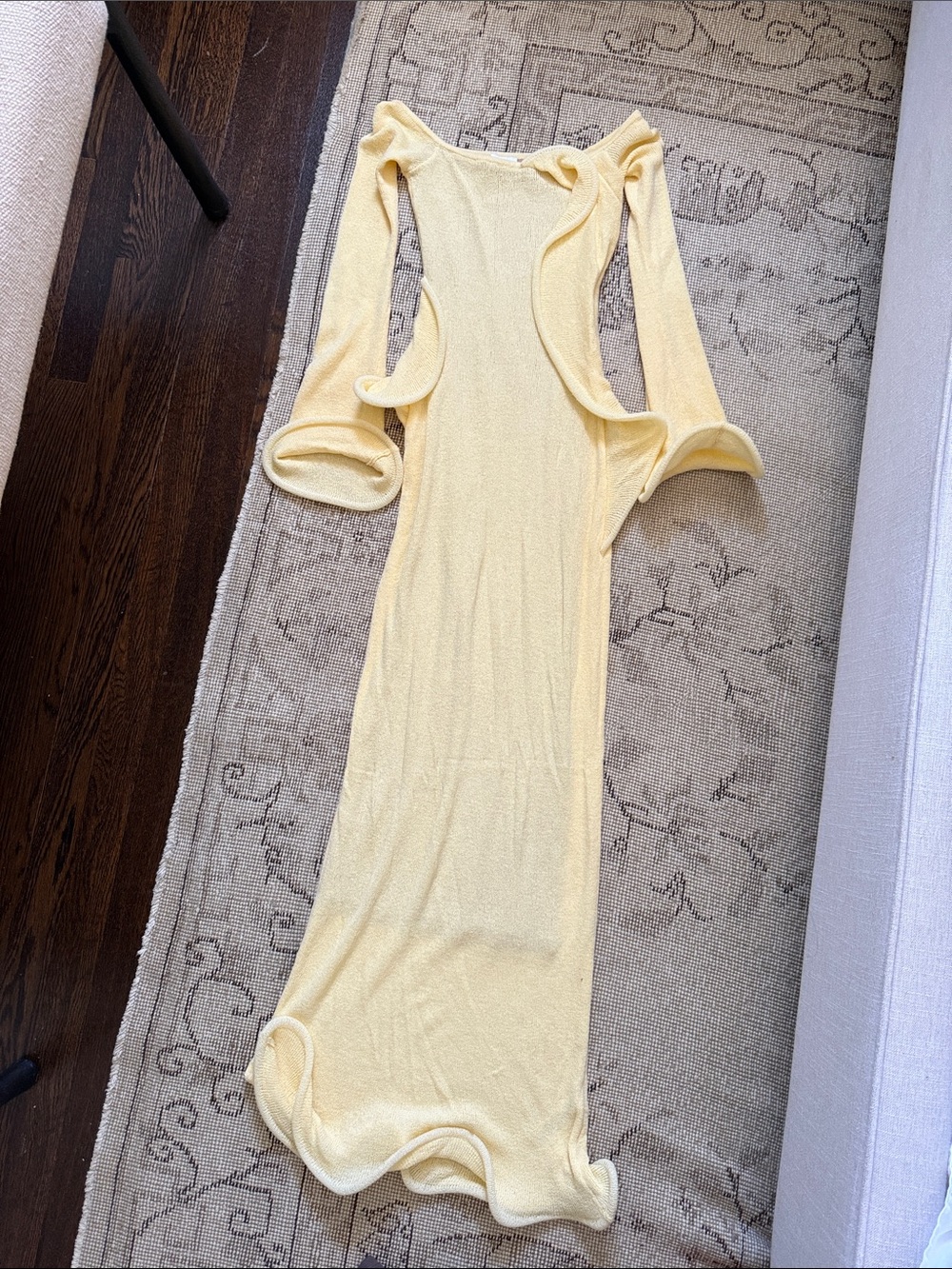 MESHKI Sandrine Off Shoulder Knit Maxi Dress (XS)